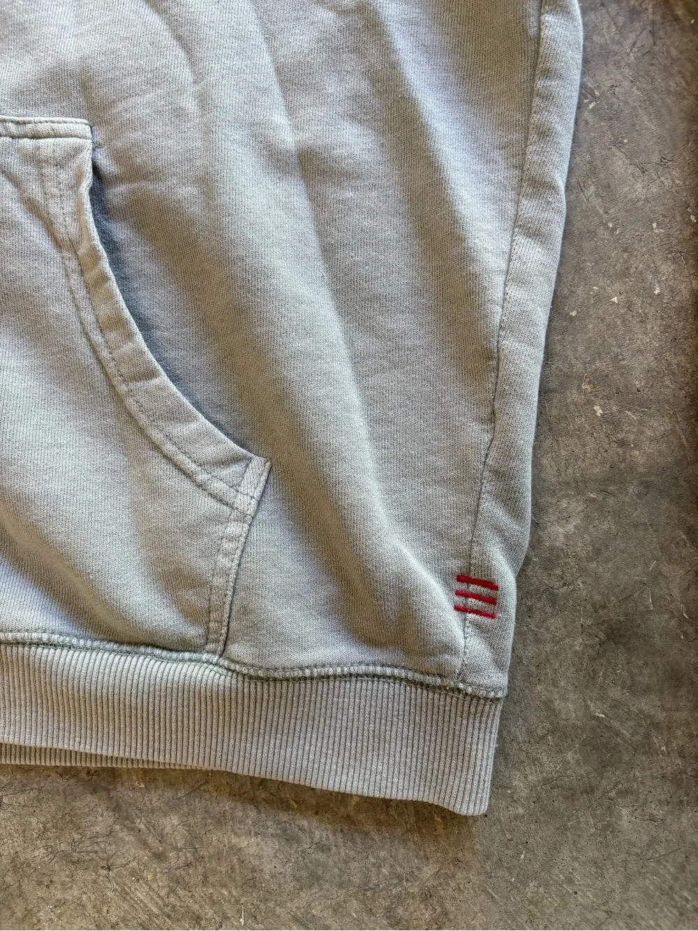 BDG Light Sage Washed Boxy Zip Up Hoodie